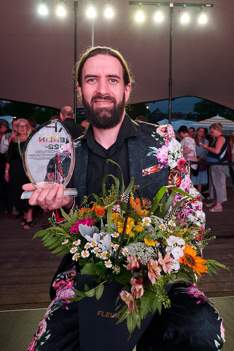 Der Deutsche Meister der Floristen 2022 steht fest Christopher Ernst
